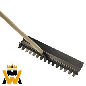 Rastrillo de Acero para Concreto 22-1/2 x5 CC010