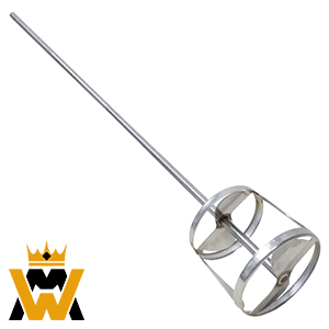 Mezclador de acero inoxidable con eje de 24 DC409