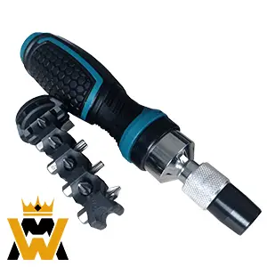 Atornillador Manual Tipo Matraca Con 8 Puntas E-10942