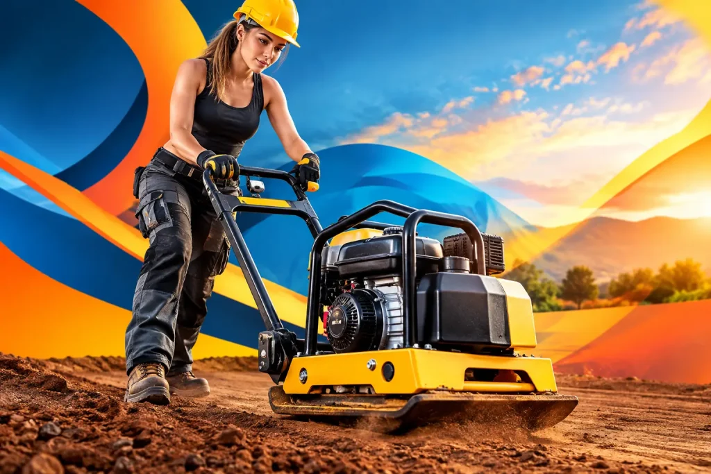 Cómo nivelar terreno con compactadora paso a paso